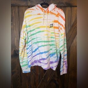 Peloton Tie Dye Rainbow Pride Hoodie